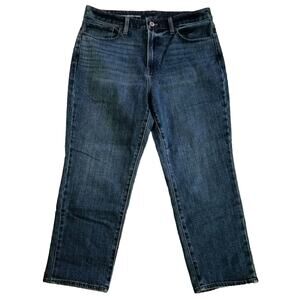 Talbots Size 12P 12 Petite High Waist Modern Ankle Jeans Cropped